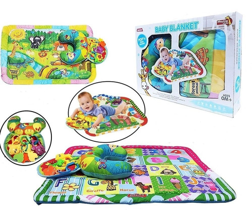 Tapete De Atividades Infantil Bebê Acolchoado - 17403