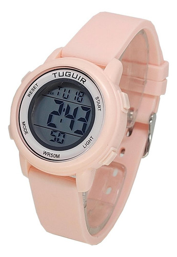Relógio Tuguir Feminino 1721 Tg30350 Infantil Digital Rosa