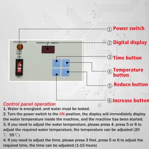 Termostato Para Alberca Digital, Mxpoo-001, 11kw, 7m3, 7000l Color Blanco