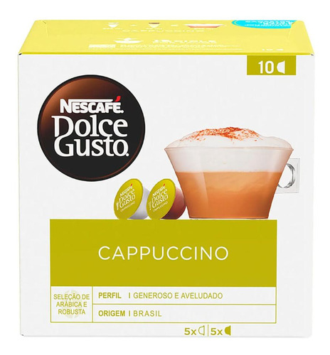 Café Dolce Gusto Cappuccino Com 10 Cápsulas 117g