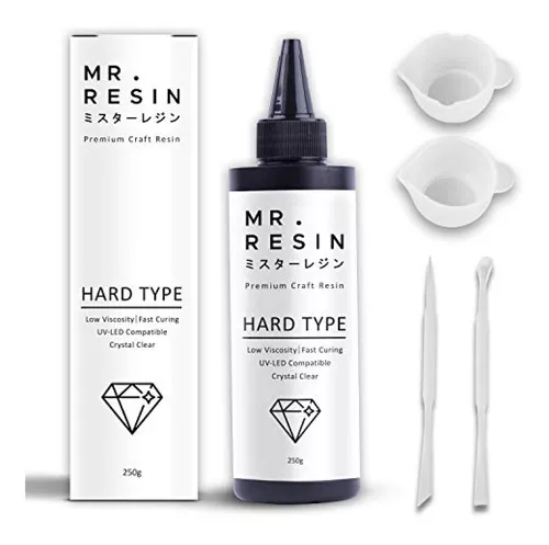 UV Resin Kit - Mr. Resin 250g Crystal Clear Resin (Starters Kit) +