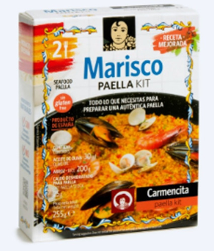 Condimento Paellero Carmencita Paella España Envio Gratis 