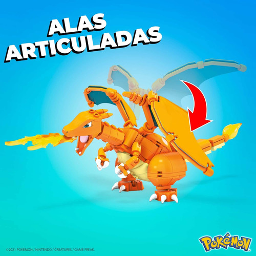 Set De Evoluciones De Charmander Mega Construx Pokemon 313 Evolution Set