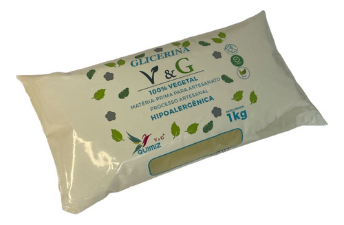 Base Glicerinada 100% Vegetal V&g 1kg Transparente