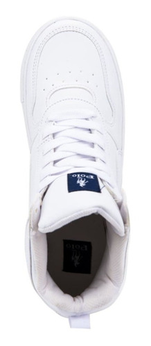 Tenis Casual De Dama Hpc Polo 439 Color Blanco