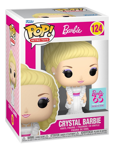 Funko Pop Barbie Crystal Barbie 65 Aniversario # 124