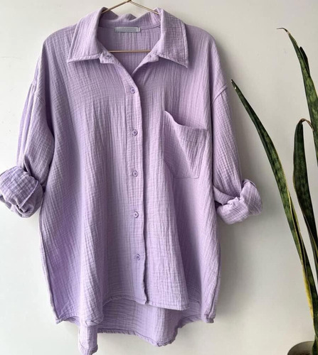 A Conjunto De 2 Piezas De Lino Y Algodón Para Mujer, Camisa