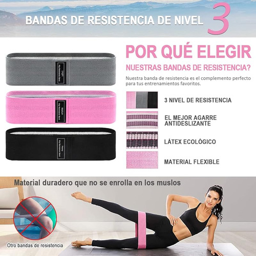 Easytao Bandas De Resistencia Pack De 3 Para Ejercicios En C