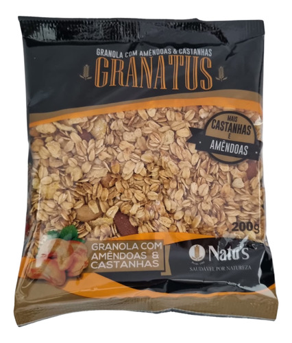 Granola Com Amêndoas E Castanhas 200g Granatus
