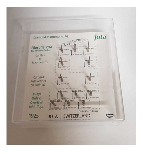 Imagen 1 de 1 de Kit Piedras Diamantadas Filosofia Roa Dr. Tello 1925 Jota