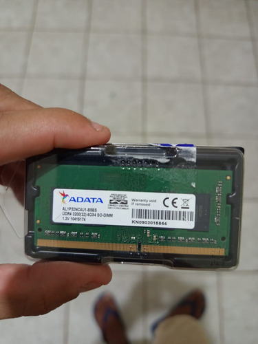 Memória Ram 4gb Ddr4 3200mhz Adata 4gbx4 So-dimm 1.2v (Usado)
