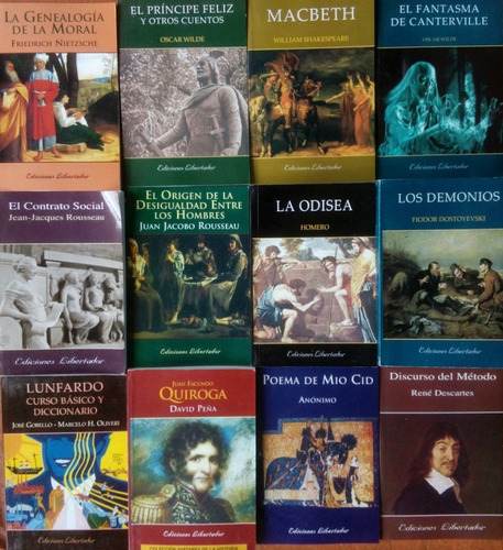 Lote X 12 Libros Varios Ediciones Libertador