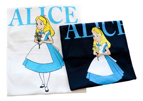 Remera Mujer Alice In Wonderland Disney Ailica En El Pais De