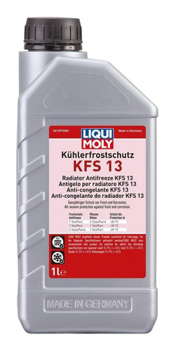 Aditivo Radiador Liqui Moly Antifreeze Kfs 13 Tl-774 J = G13