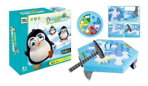 Jogo Infantil Para Crianças Quebra Gelo Pinguim Jogos de Tabuleiro  Interativo