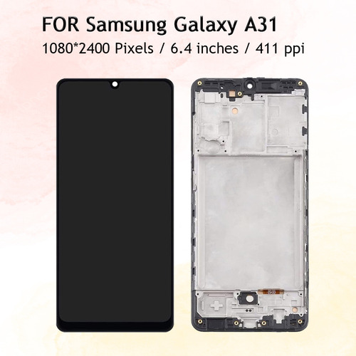 Lzhipx Pantalla Lcd Para Samsung Galaxy A31 A315 Sm-a315f Sm-a315f/ds A315g Con Marco