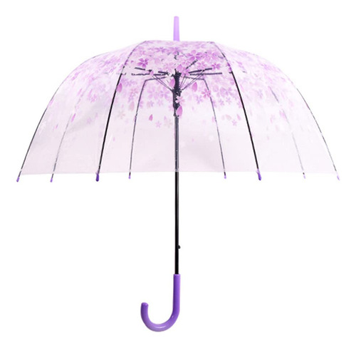 Paraguas De Flores De Cerezo Lindo Paraguas Transparente De 