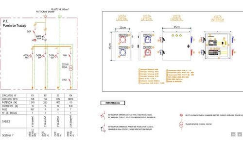 Diseño - Proyecto - Obra E Instalación Eléctrica - Planos