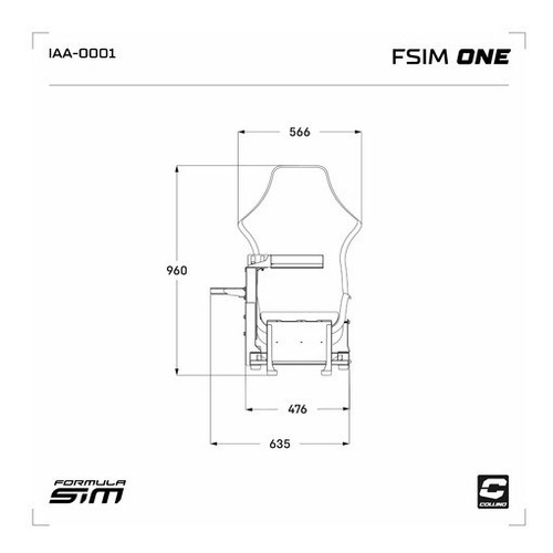 Imagen 3 de 9 de Simulador De Manejo Con Butaca Formula Fsim One Rojo