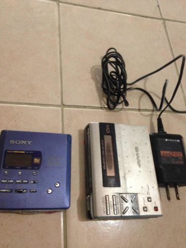 Imagen 1 de 9 de Walkman Md Sony Y Sharp