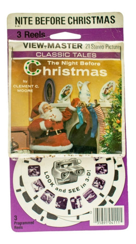 Set De 3 Discos De The Night Before Christmass 1985