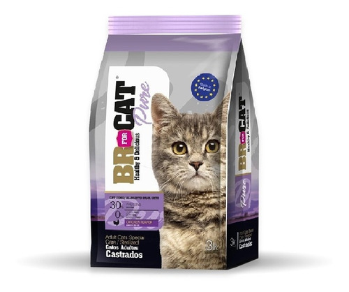 Br For Cat Gato Castrado 3kg