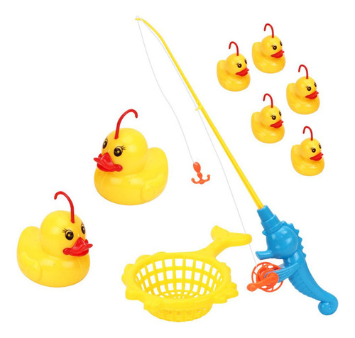 Ll Juego Pesca Patos, Juego 9 Unidades/juego Baño D