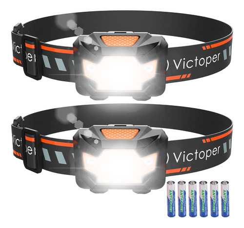 Victoper Paquete De 2 Faros Led, 1100 Lumenes, Lampara De Ca