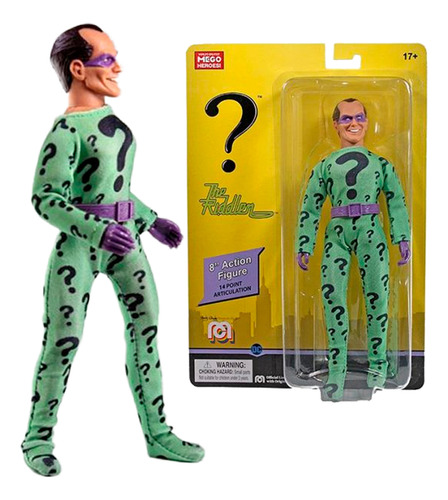 Acertijo Dc Comics Batman Figura Articulada Ed Limitada Mego