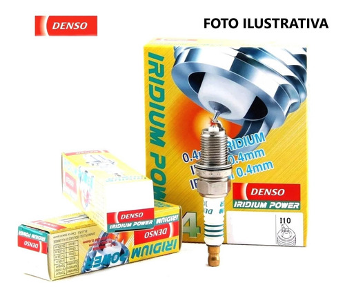 Imagem 1 de 2 de Jogo Velas Iridium Denso Vw Golf 1.6 8v 1998 1999 2000