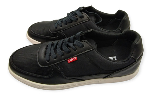 Tenis Para Hombre Levis Negros Comodos Casuales L2222492