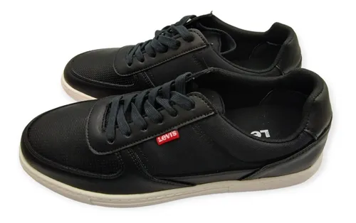 Tenis Para Hombre Levis Negros Comodos Casuales L2222492 896.89