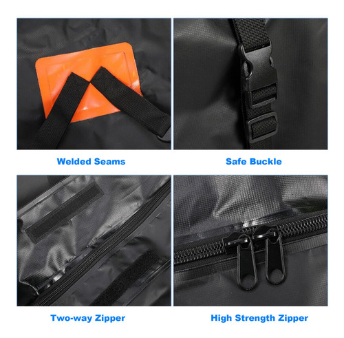 Bolsa De Lona Tipo Cubo Para Techo De Coche, Impermeable, Ac