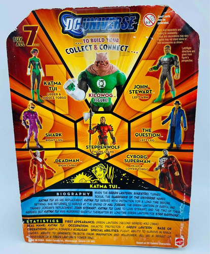 ### Dc Universe Classics Wave 11 Katma Tui Kilowog Baf ###