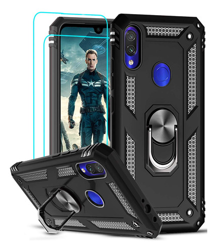 Funda Para Xiaomi Redmi Note 7/note 7 Pro +2 Vidrio Templado