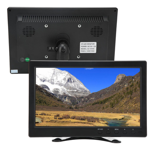 Monitor Portátil Tft Lcd Hd De 10.1 Pulgadas Con Pantalla A