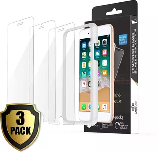 Protector De Pantalla Para iPhone 8 7 6s 6 Dureza 9h Md