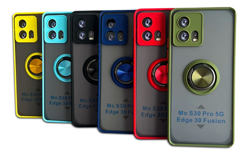 Funda Ring Anillo Antigolpe P/ Motorola Moto Edge 30 Fusion