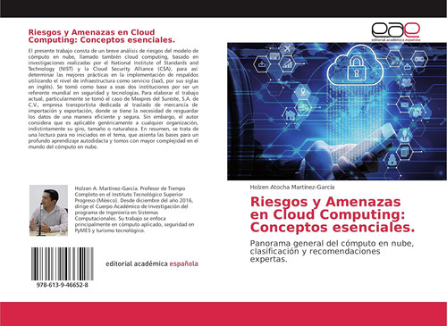 Libro: Riesgos Y Amenazas En Cloud Computing: Conceptos Pano