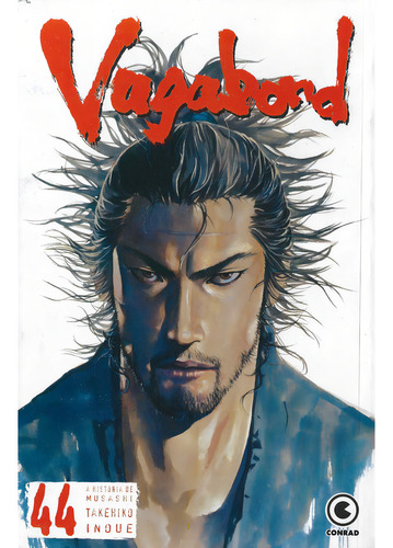 Mangá Vagabond, De Takehiko Inoue., Vol. 44. Editorial Conrad, Capa Capa Flexível, Edição 44 Em Português, 2006