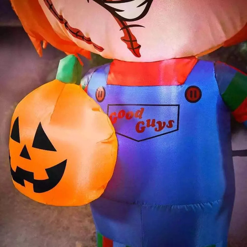 Muñeco Cotillon Inflable Chucky Halloween - A Pedido_exkarg