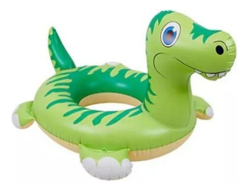 Salvavidas Flotador Inflable Infantil Dinosaurio Verde Niños