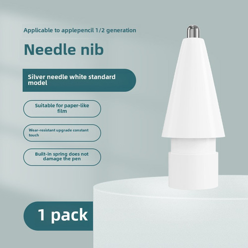 Transparent Silver Needle Standard 3.5 - Apple Pencil Tip