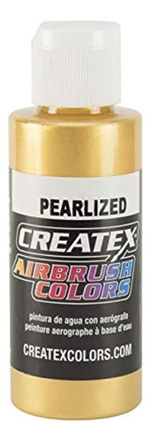 Createx  4 oz Pearl Color Dorado Satinado