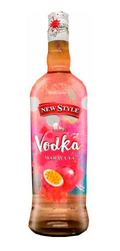 Pack X 6 Unid Vodka  Maracuya 1 Lt New Style Gin Y Vodka