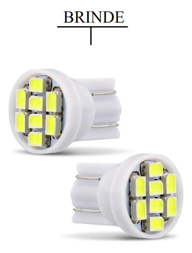 4 Lampada Efeito Xenon Farol Hilux Srv 2016 A 2020 8500k