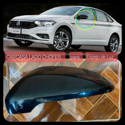 Carcasa De Espejo Jetta Mk7 2019 2020 2021 De Luz Izquierda