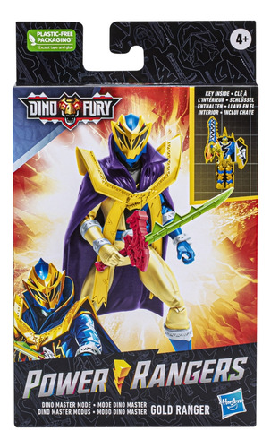 Power Rangers Dino Fury Gold Ranger Dino Master Mode