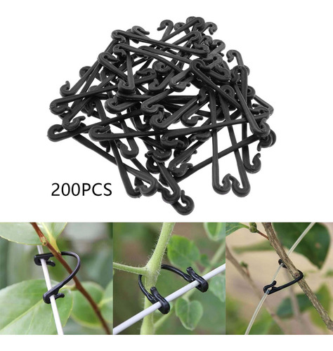 ~ 2 X 200 Uds Clips De Soporte Para Clips De Vid Hebillas De