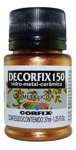 Tinta Decorfix 150 Metálico 394 Cobre 37ml